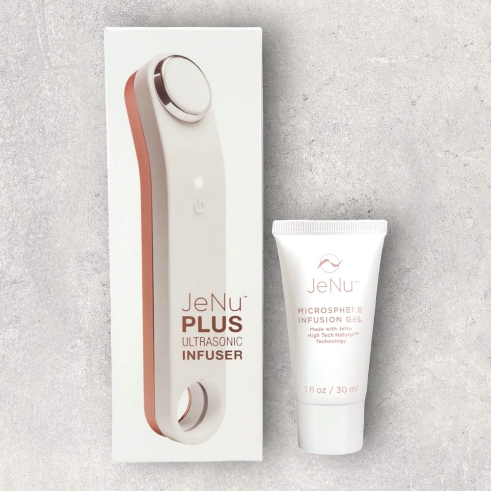 *NEW* JeNu Plus Ultrasonic Infuser Facial Beauty Device W/ Infusion Gel MSRP$199
